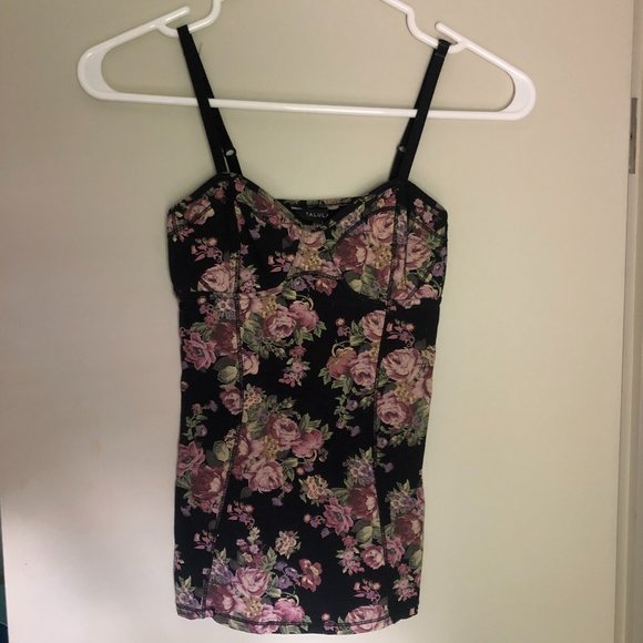 Aritzia Talula Floral Bustier Tank - Picture 2 of 4
